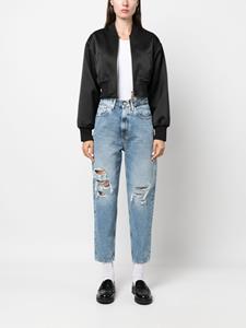 Tommy Jeans distressed cropped tapered jeans - Blauw