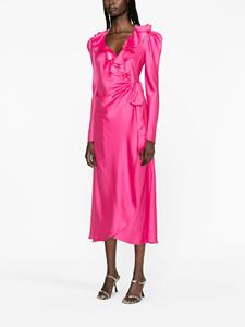 Philosophy Di Lorenzo Serafini ruffle-trim wrap dress - Roze