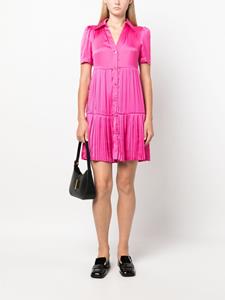 LIU JO V-neck pleated mini dress - Roze