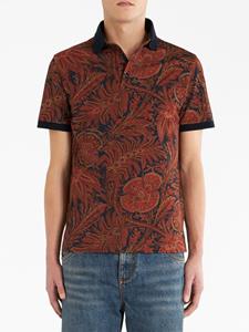 ETRO floral-print cotton polo shirt - Veelkleurig