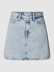 Calvin Klein Jeans Minirok in denimlook met 5-pocketmodel