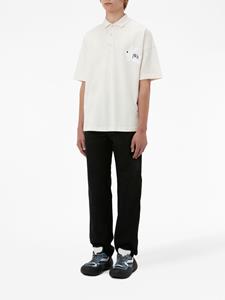 JW Anderson logo-embroidered bunny polo shirt - Wit