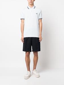 Fred Perry Poloshirt met geborduurd logo - Blauw