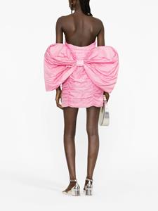 ROTATE Mini-jurk met ruches - Roze