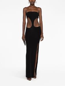Louisa Ballou Strapless jurk - Zwart