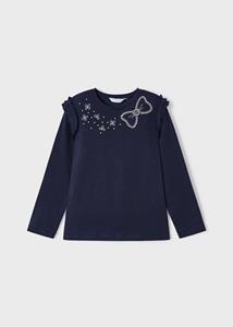 Mayoral Meisjes shirt - Navy blauw