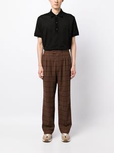 Paul Smith striped organic-cotton polo shirt - Zwart