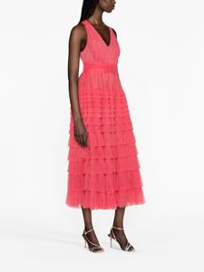 TWINSET Midi-jurk met ruches - Roze