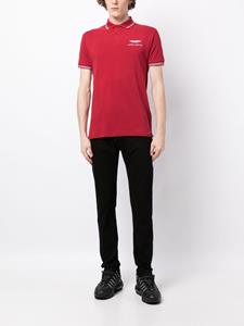 Hackett Poloshirt met geborduurd logo - Rood