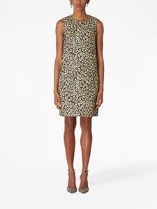 Carolina Herrera Mini-jurk met luipaardprint - Goud