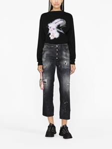 Dsquared2 Gerafelde jeans - Zwart