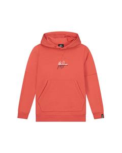 Malelions Jongens hoodie Split essentials - Roest / Ijzer grijs