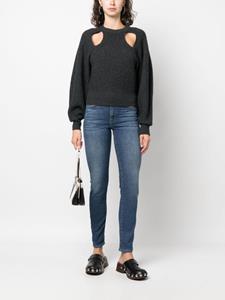7 For All Mankind mid-rise skinny jeans - Blauw
