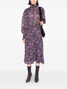 MARANT ÉTOILE Mini-jurk met bloemenprint - Blauw
