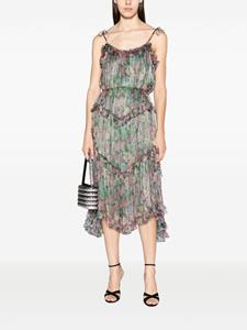 PNK Midi-jurk met bloemenprint - Groen