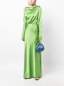 Rachel Gilbert Zijden jurk - Groen