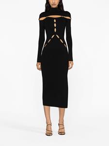 Versace Uitgesneden jurk - Zwart