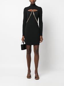 Just Cavalli Mini-jurk met trechterhals - Zwart