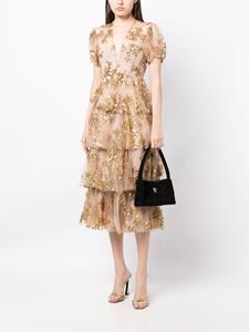 Macgraw Midi-jurk verfraaid met pailletten - Goud