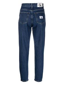 Calvin Klein Jeans Jeans met toelopende pijpen - Blauw