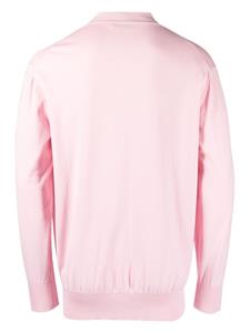 Mackintosh V-neck cotton cardigan - Roze