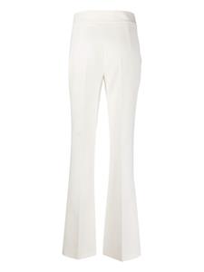 Genny high-waisted flared trousers - Wit