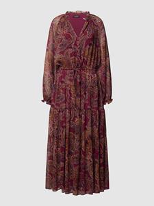 Lauren Ralph Lauren Midi-jurk met all-over motief, model 'MIHANJA'
