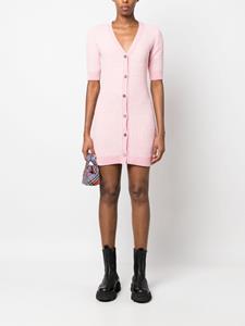 MOSCHINO JEANS Mini-jurk met V-hals - Roze