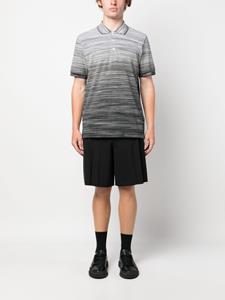 Missoni stripe-pattern cotton polo shirt - Zwart