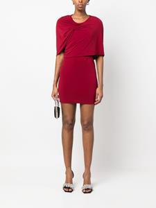 THE ANDAMANE twist-detail sleeveless minidress - Rood