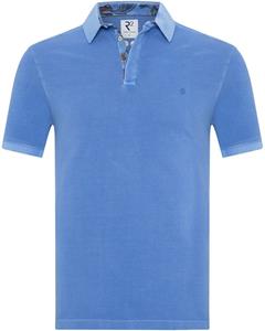 R2 Amsterdam Polo Solid Blau