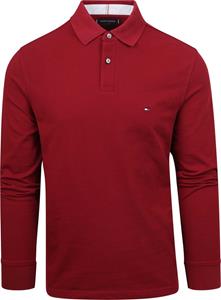 Tommy Hilfiger Poloshirt Long Sleeve Bordeaux