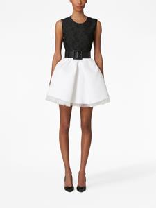 Carolina Herrera Midi-jurk met jacquard - Zwart