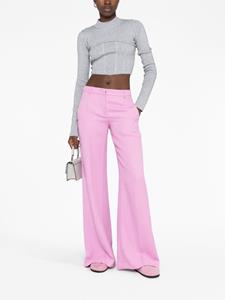 ETRO pressed-crease flared trousers - Roze