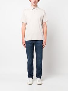 Herno short-sleeve cotton polo shirt - Beige