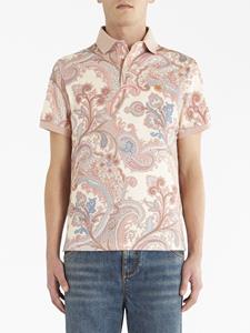 ETRO Poloshirt met paisley-print - Roze