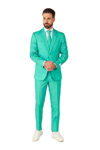 OppoSuits Trendy Turquoise Kostuum