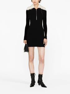 Coperni wool-blend minidress - Zwart