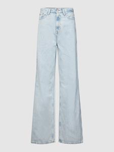 Tommy Jeans Wide leg jeans met logostitching, model 'CLAIRE'