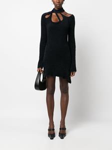 Ottolinger Asymmetrische mini-jurk - Zwart