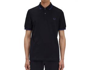 fredperry Fred Perry - Twin Tipped Black/French Navy - Polo