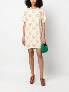Moschino Toy-bear motif T-shirt dress - Beige