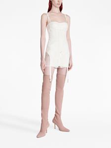 Dion Lee Mouwloze mini-jurk - Wit