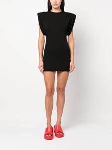 WARDROBE.NYC Sheath gathered-detail sleeveless minidress - Zwart