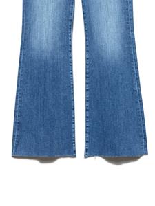 FRAME Le Easy Flare frayed jeans - Blauw