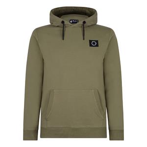 Rellix Jongens hoodie badge - Donker army groen