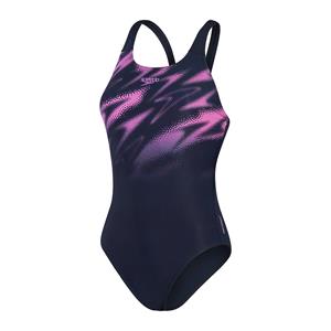Speedo HyperBoom Placement MusclebackBadeanzug für Damen Marineblau/Violett