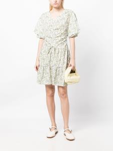 B+ab floral-print short-sleeved dress - Groen