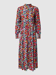 Y.A.S Midi-jurk met all-over motief, model 'ALIRA'