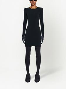 Balenciaga Mini-jurk met lange mouwen - Zwart
